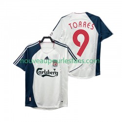 Maillot Liverpool Torres 9 Rétro Homme Tenue Extérieur 2008 2006 Manche Courte