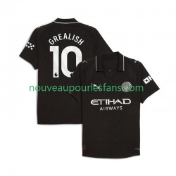 Maillot Manchester City Jack Grealish 10 Homme Tenue Extérieur 2025-2026 Manche Courte