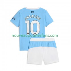 Maillot Manchester City Jack Grealish 10 Enfant Tenue Domicile 2025-2026 Manche Courte