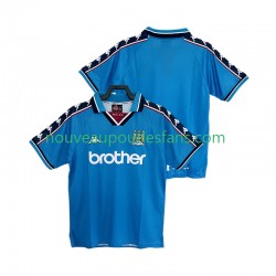 Maillot Manchester City 1997 Rétro Homme Tenue Domicile 1998 Manche Courte