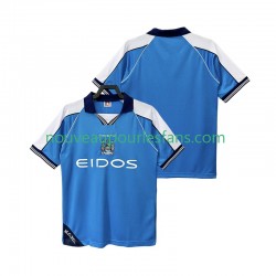 Maillot Manchester City 2001 Rétro Homme Tenue Domicile 1999 Manche Courte
