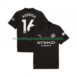 Maillot Manchester City Rodrigo Hernandez 16 Homme Tenue Extérieur 2025-2026 Manche Courte