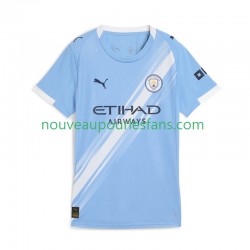 Maillot Manchester City Femme Tenue Domicile 2025-2026 Manche Courte