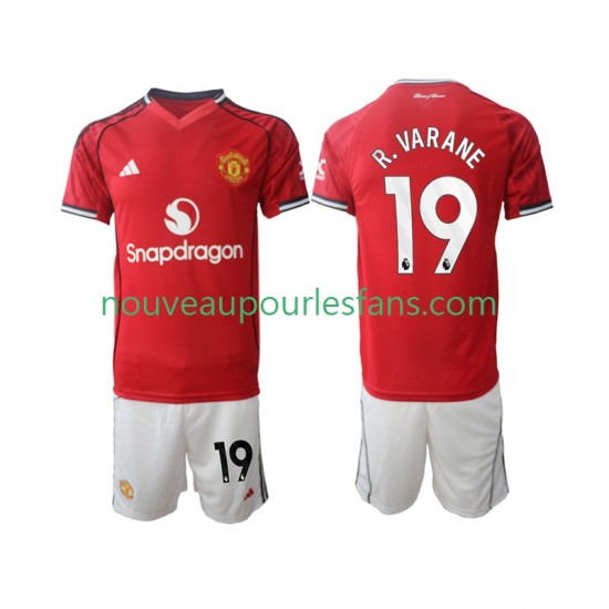 Maillot Manchester United Bryan Mbeumo 19 Enfant Tenue Domicile 2025-2026 Manche Courte