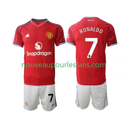 Maillot Manchester United Cristiano Ronaldo 7 Enfant Tenue Domicile 2025-2026 Manche Courte