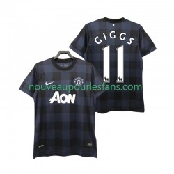 Maillot Manchester United GIGGS 11 2013 2014 Rétro Homme Tenue Extérieur Manche Courte