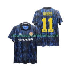 Maillot Manchester United GIGGS 11 1993 Rétro Homme Tenue Domicile Manche Courte