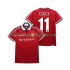 Maillot Manchester United GIGGS 11 Rétro Homme Tenue Domicile 1999 1998 Manche Courte