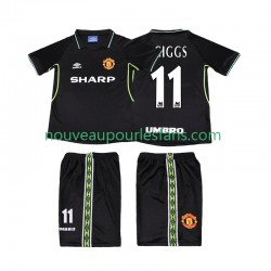 Maillot Manchester United GIGGS 11 Rétro Enfant Tenue 3ème 1999 1998 Manche Courte