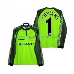 Maillot Manchester United SCHMEICHEL 1 2000 Gardien Rétro Homme Tenue Domicile 1998 Manche Longue