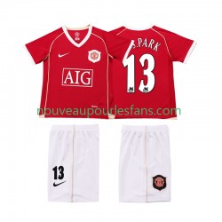 Maillot Manchester United J.S.PARK 13 2007 Rétro Enfant Tenue Domicile 2006 Manche Courte