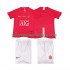 Maillot Manchester United Champions League 2007 Rétro Enfant Tenue Domicile 2008 Manche Courte