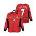 Maillot Manchester United RONALDO 7 2004 Rétro Homme Tenue Domicile 2002 Manche Longue