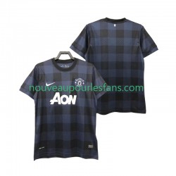 Maillot Manchester United 2013 2014 Rétro Homme Tenue Extérieur Manche Courte