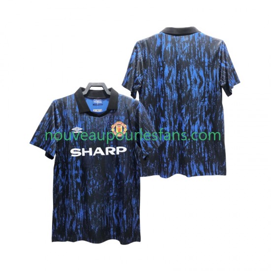 Maillot Manchester United 1993 Rétro Homme Tenue Domicile Manche Courte