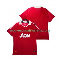 Maillot Manchester United Rétro Homme Tenue Domicile 2011 2010 Manche Courte
