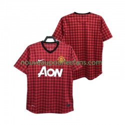 Maillot Manchester United 2012 2013 Rétro Homme Tenue Domicile Manche Courte