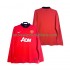 Maillot Manchester United 2013 2014 Rétro Homme Tenue Domicile Manche Longue