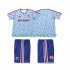 Maillot Manchester United 1990 1992 Rétro Enfant Tenue Extérieur Manche Courte