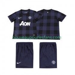 Maillot Manchester United 2013 2014 Rétro Enfant Tenue Extérieur Manche Courte
