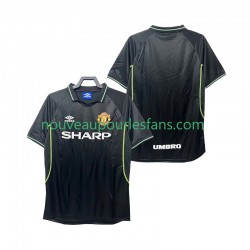 Maillot Manchester United Rétro Homme Tenue 3ème 1999 1998 Manche Courte