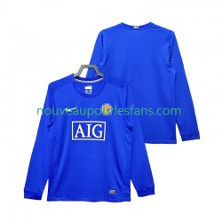 Maillot Manchester United 2009 Rétro Homme Tenue 3ème 2008 Manche Longue