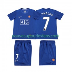 Maillot Manchester United Ronaldo 7 2009 Rétro Enfant Tenue 3ème 2008 Manche Courte