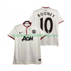 Maillot Manchester United Rooney 10 2013 2014 Rétro Homme Tenue 3ème Manche Courte