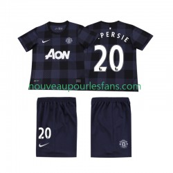 Maillot Manchester United V PERSIE 20 2013 2014 Rétro Enfant Tenue Extérieur Manche Courte
