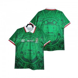 Maillot Mexique Rétro Homme Tenue Domicile 1998 Manche Courte