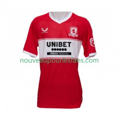 Maillot Middlesbrough Homme Tenue Domicile 2025-2026 Manche Courte