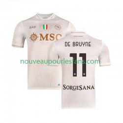 Maillot Naples Kevin De Bruyne 11 Homme Tenue Extérieur 2025-2026 Manche Courte