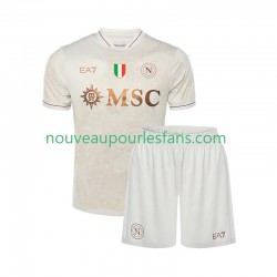 Maillot Naples Enfant Tenue Extérieur 2025-2026 Manche Courte
