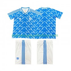Maillot Pays-Bas 1988 Rétro Enfant Tenue Extérieur Manche Courte