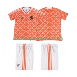 Maillot Pays-Bas 1988 Rétro Enfant Tenue Domicile Manche Courte