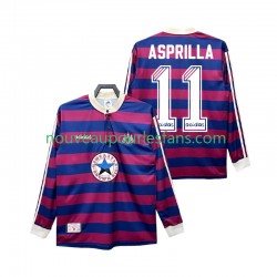 Maillot Newcastle United ASPRILLA 11 1995 1997 Rétro Homme Tenue Extérieur Manche Longue