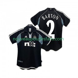 Maillot Newcastle United BARTON 2 2000 2001 Rétro Homme Tenue Extérieur Manche Courte
