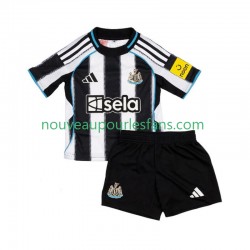 Maillot Newcastle United Enfant Tenue Domicile 2025-2026 Manche Courte