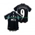 Maillot Newcastle United SHEARER 9 2000 2001 Rétro Homme Tenue Extérieur Manche Courte