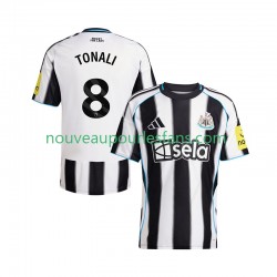Maillot Newcastle United Sandro Tonali 8 Homme Tenue Domicile 2025-2026 Manche Courte