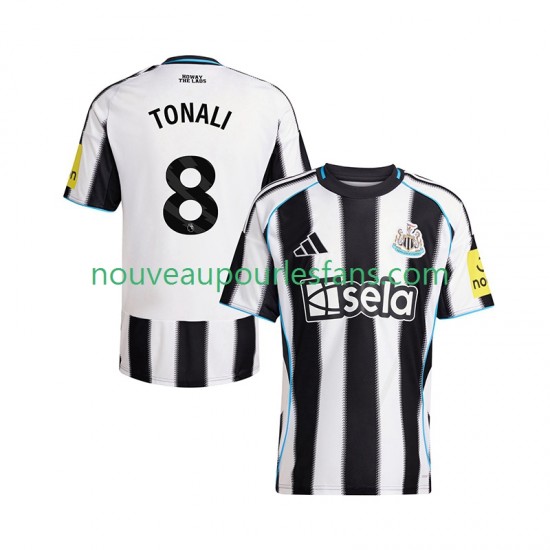 Maillot Newcastle United Sandro Tonali 8 Homme Tenue Domicile 2025-2026 Manche Courte