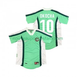 Maillot Nigeria OKOCHA 10 Rétro Homme Tenue Domicile 1998 Manche Courte