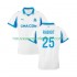 Maillot Olympique de Marseille Adrien Rabiot 25 Homme Tenue Domicile 2025-2026 Manche Courte