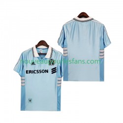 Maillot Olympique de Marseille Rétro Homme Tenue Extérieur 1999 1998 Manche Courte