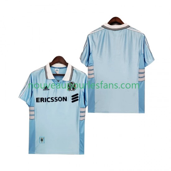 Maillot Olympique de Marseille Rétro Homme Tenue Extérieur 1999 1998 Manche Courte