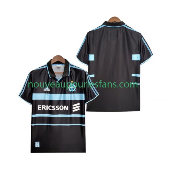 Maillot Olympique de Marseille 2000 Rétro Homme Tenue 3ème 1999 Manche Courte