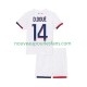 Maillot Paris Saint-Germain Desire Doue 14 Enfant Tenue Extérieur 2025-2026 Manche Courte