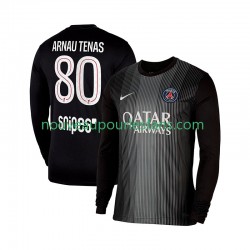Maillot Paris Saint-Germain Arnau Tenas 80 Gardien Homme Tenue Domicile 2025-2026 Manche Longue
