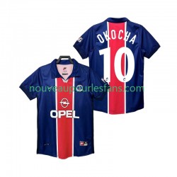 Maillot Paris Saint-Germain OKOCHA 10 Rétro Homme Tenue Domicile 1999 1998 Manche Courte
