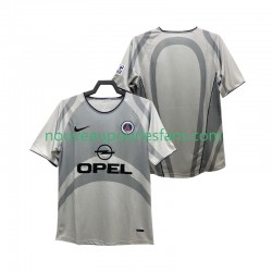 Maillot Paris Saint-Germain 2001 Rétro Homme Tenue Extérieur 2002 Manche Courte